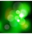 green bokeh from tree vector image