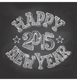happy new year hand-lettering vector image