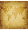 old world map blank template vector image vector image