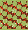 christmas festive seamless pattern decorative vector image