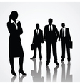 business people vector image