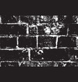 seamless pattern with black and white brick wall vector image vector image