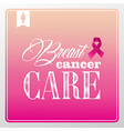 breast cancer awareness symbols vintage banner vector image