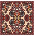 traditional ornamental floral paisley bandanna vector image