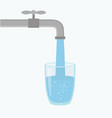 cartoon showing water coming vector image vector image