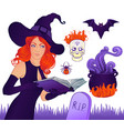 halloween collection vector image
