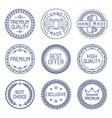 set of premium labels vector image vector image