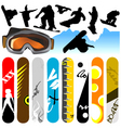 snowboard vector image vector image