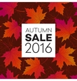 autumn seasonal banner design fall leaf vector image