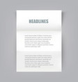 brochure template layout cover design annual vector image vector image