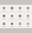geometric symbols vector image