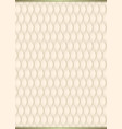 background with vintage pattern and golden border vector image