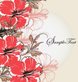 floral card vector image