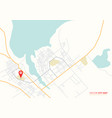 city map vector image