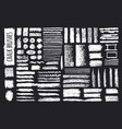 chalk rough brushes grunge texture pencil vector image