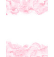 pale pink watercolor texture background vector image vector image