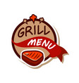 barbecue grill on white vector image vector image