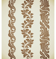 baroque patterns vector image vector image