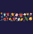 spring collection vector image vector image