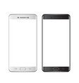 smartphones black and white smartphone isolated vector image