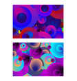 abstract with fluid circles vector image vector image