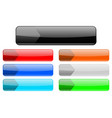 menu buttons colored set of web interface icons vector image