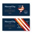 memorial day cards vector image vector image