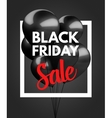 black friday sale concept background vector image