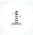 lighthouse icon vector image vector image