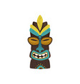 maya hawaiian ethnic idol totem icon vector image
