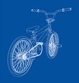 bicycle bmx vector image vector image