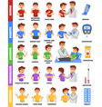 illnesses and medication poster vector image