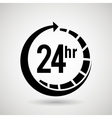 service 24 hours design vector image