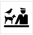 animal quarantine vector image vector image