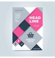 brochure design template vector image vector image