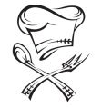 chef hat vector image