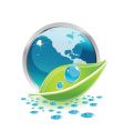 earth icon vector image
