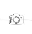 photo camera icon with hand drawn doodle style vector image