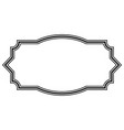 filigree frame border vintage frame decorative vector image vector image