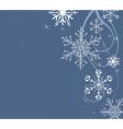 snowflakes vector image