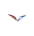 eagle icon logo design in trendy vector image vector image
