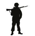 ww2 soldier warriors theme vector image vector image