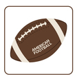 ball for american football isolated on a white vector image
