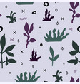 abstract flower design seamless pattern print vector image