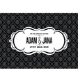 wedding invites vector image