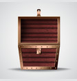opening treasure box vector image vector image