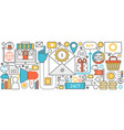 email promotion campaign technology service vector image vector image