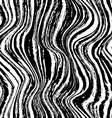 zebra wavy seamless pattern vector image vector image