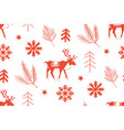 merry christmas and happy new year christmas vector image