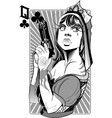 queen gun vector image
